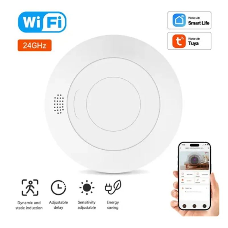 Mmwave Radar Smart Human Presence Sensor Reliable Performance Energy Saving Easy Installation Smart Life Zigbee Tuy