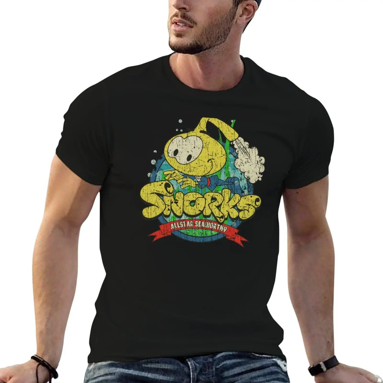 Allstar Seaworthy the Snork 1984 T-Shirt customs design your own customs baggy shirts black t-shirts for men