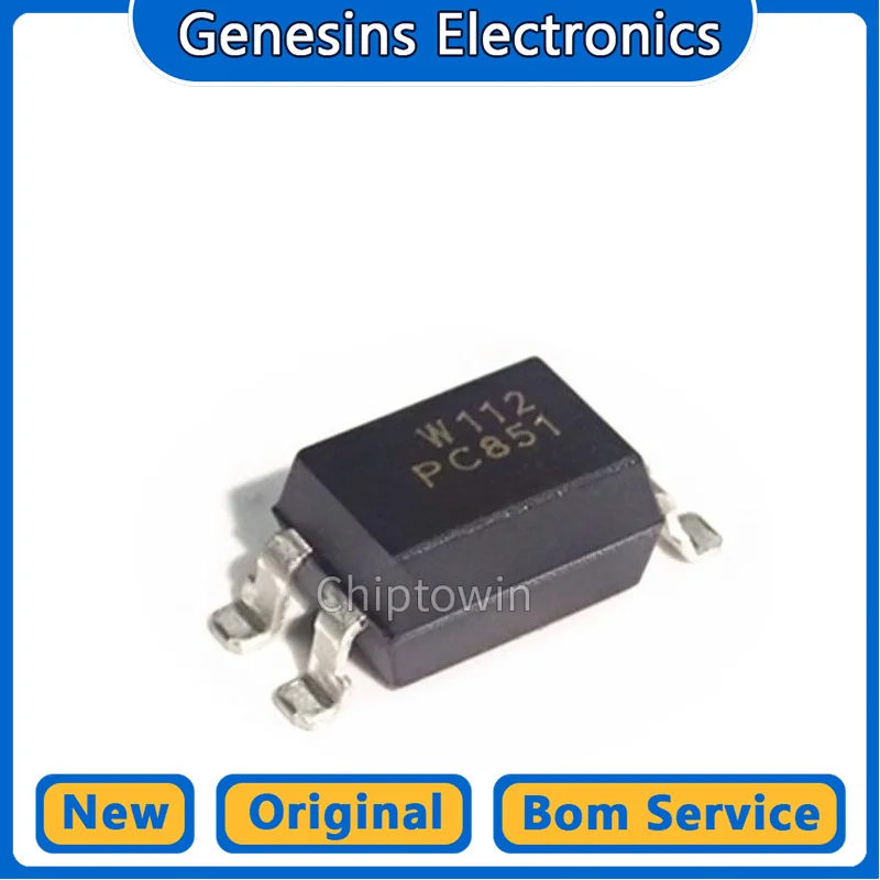 5/50/500 pcs PC851 SOP-4 optocoupler EL851 851 LTV851 New original W7