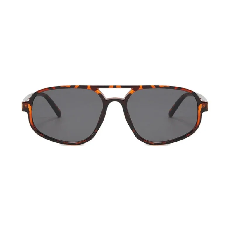 Nuevas Gafas de Sol Retro de Doble Puente para Hombre, Moda Simple, Ligeras, Estilo Ojo de Gato, Gafas de Sol para Mujer, Tendencia, Protección UV400