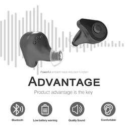 2022 Best Bluetooth Hearing Aid Rechargeable Hearing Aids for Seniors Personal Sound Amplifier Adults Hearing Assist Devices