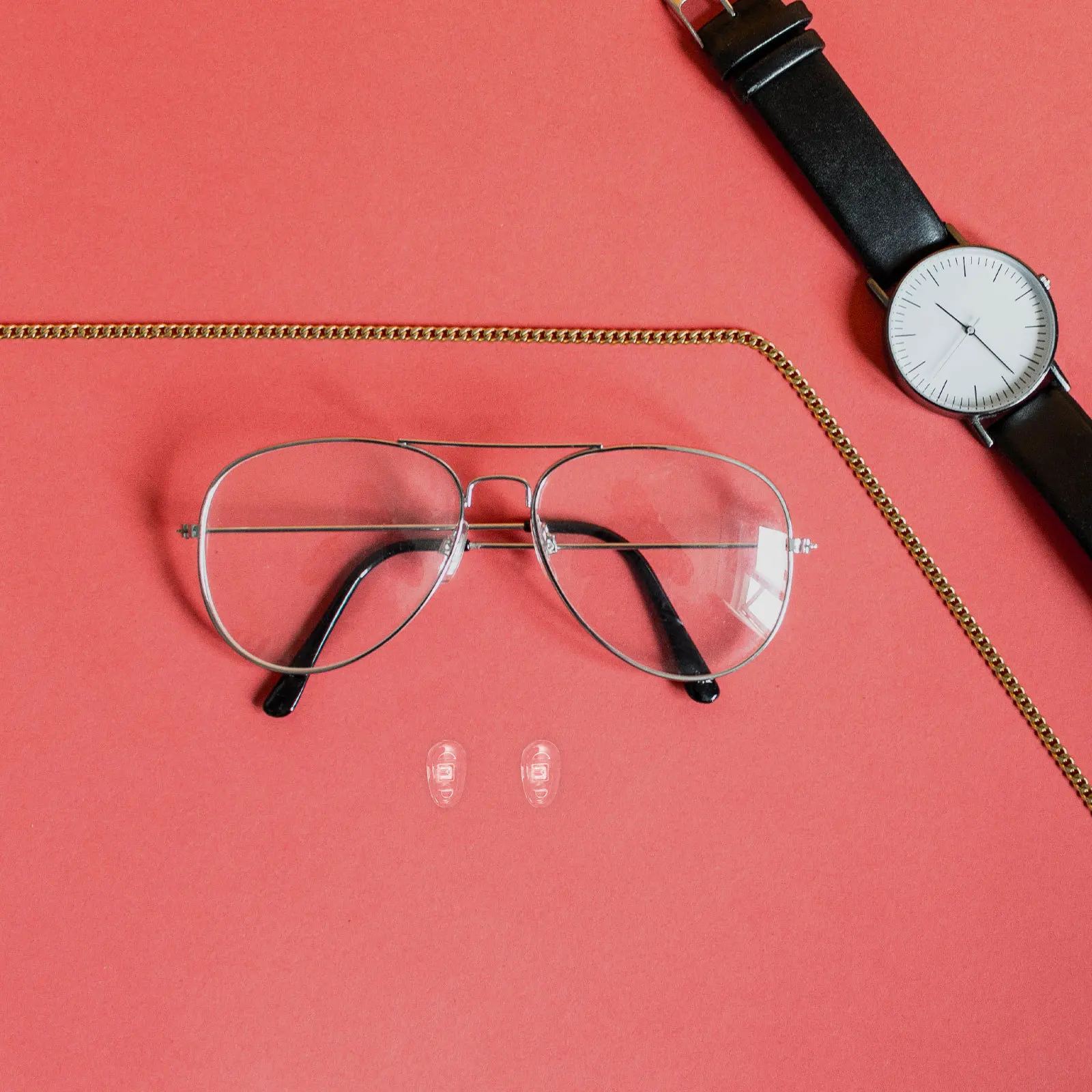 8 قطعة منصات أنف للنظارة سيليكون المسمار في وسائد النظارات شفافة المضادة للانزلاق استبدال للعمل الرياضي دراسة خفيفة الوزن دائم