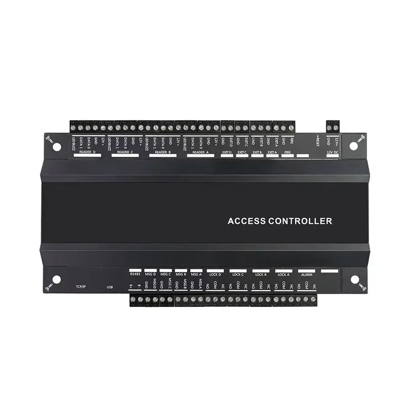 Card Web Cloud Biometric Access Control Board 4 Door Controller TCP/IP Weigand RFID Customized Logo System