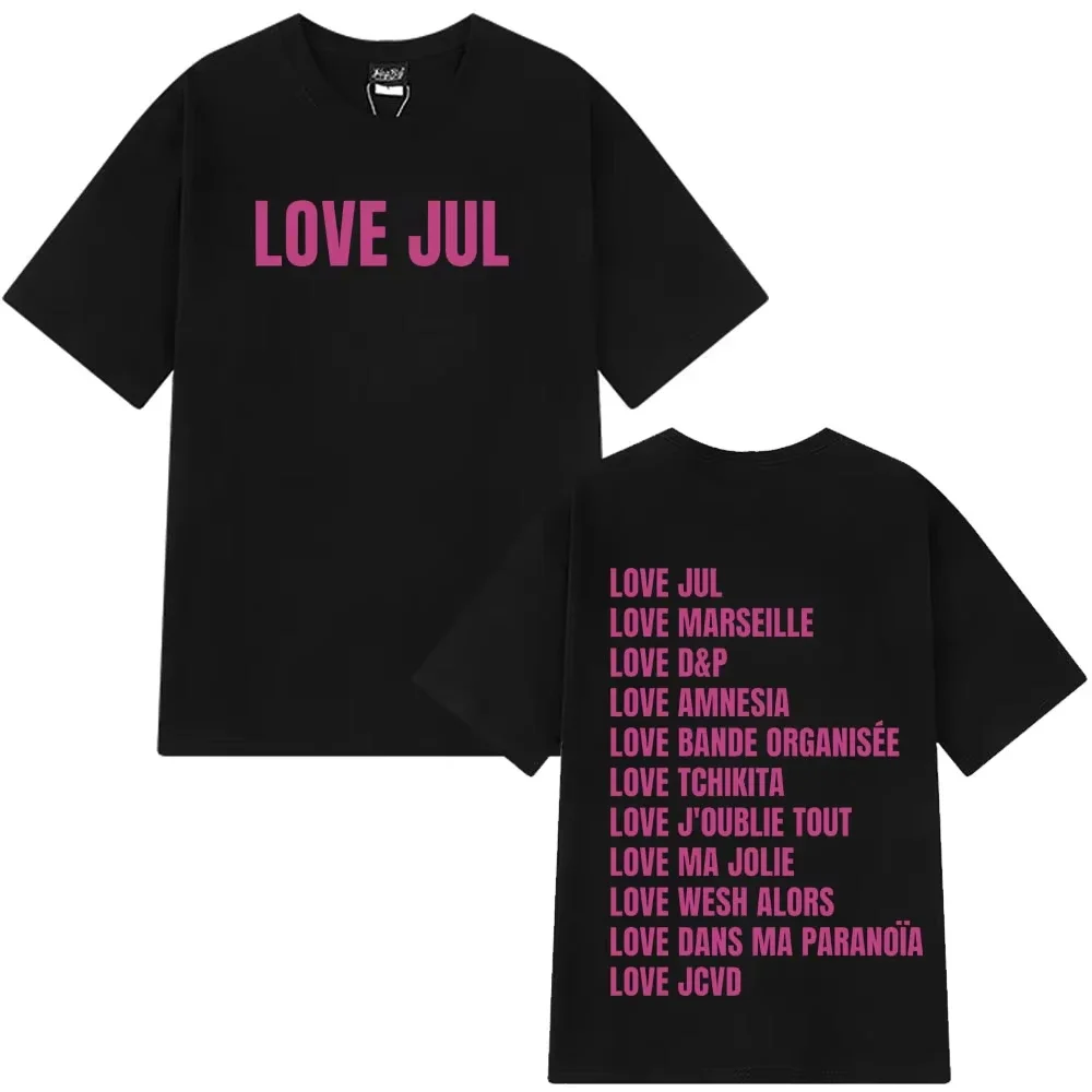 

2025 Hot Sale Love Jul Harajuku T Shirts Men Women Pop Music T-shirt Male Fashion Casual Tee Oversized Summer T-shirt Streetwear