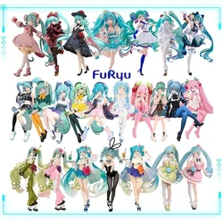 FuRyu Original Genuine Vocaloid Singer Hatsune Miku Exc∞d Creative Figure SweetSweets Macaroon Ver 21cm Model Toy Figures Gifts