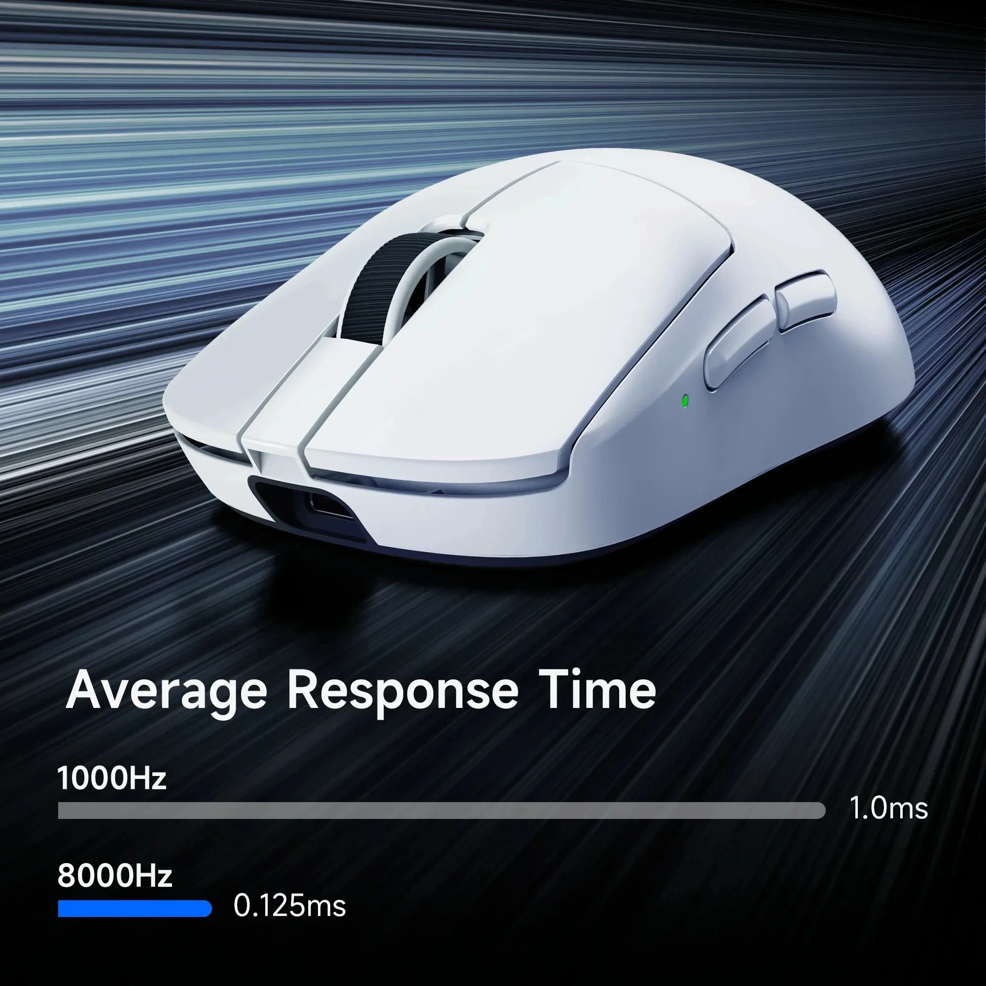 MCHOSE A7 V2 Pro Ultra Plus PAW3950 Ti 42000dpi E-sports Mouse Tri-mode Lightweight 8K Mechanical Switch Medium to Large Hand