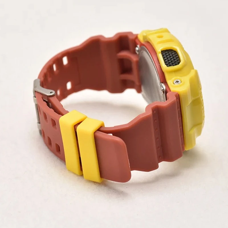 Silicone Watchband Ring Band 12/14/16/18/20mm22mm 24mm 26mm Watch Accessories Rubber Strap Keeper Loop Colourful Waterproof 4PCS