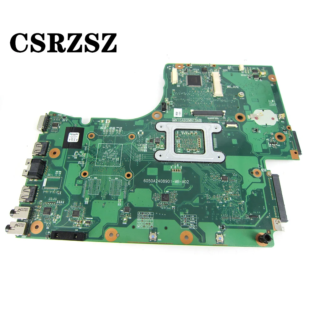 CSRZSZ  For Toshiba Satellite C655D C650D Laptop motherboard  V000225110 6050A2408901-MB-A02  Test all functions 100%