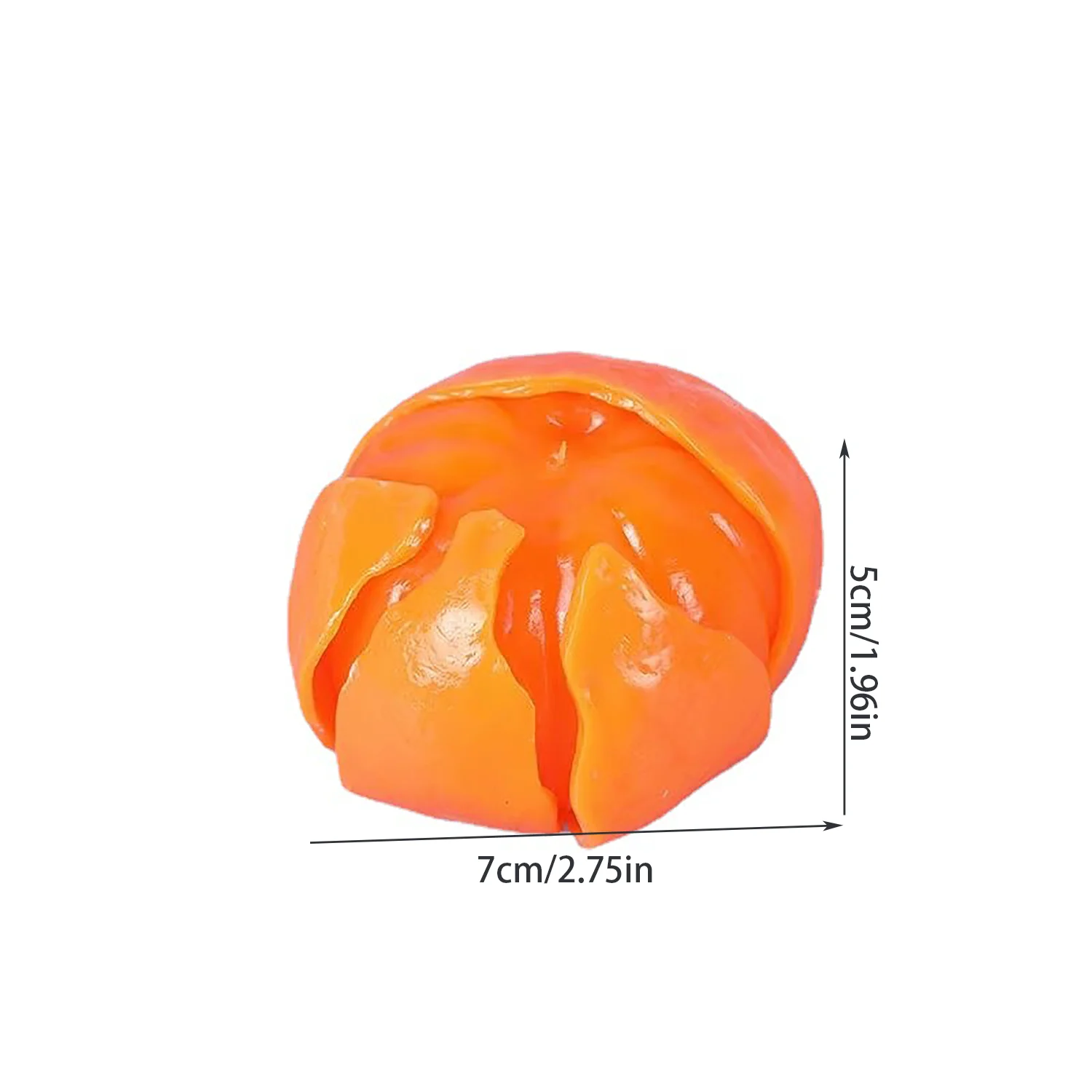 Gelembung besar mutiara oranye penghilang stres mainan cubit musik Rebound lambat penghilang stres alat dapat mengupas kulit