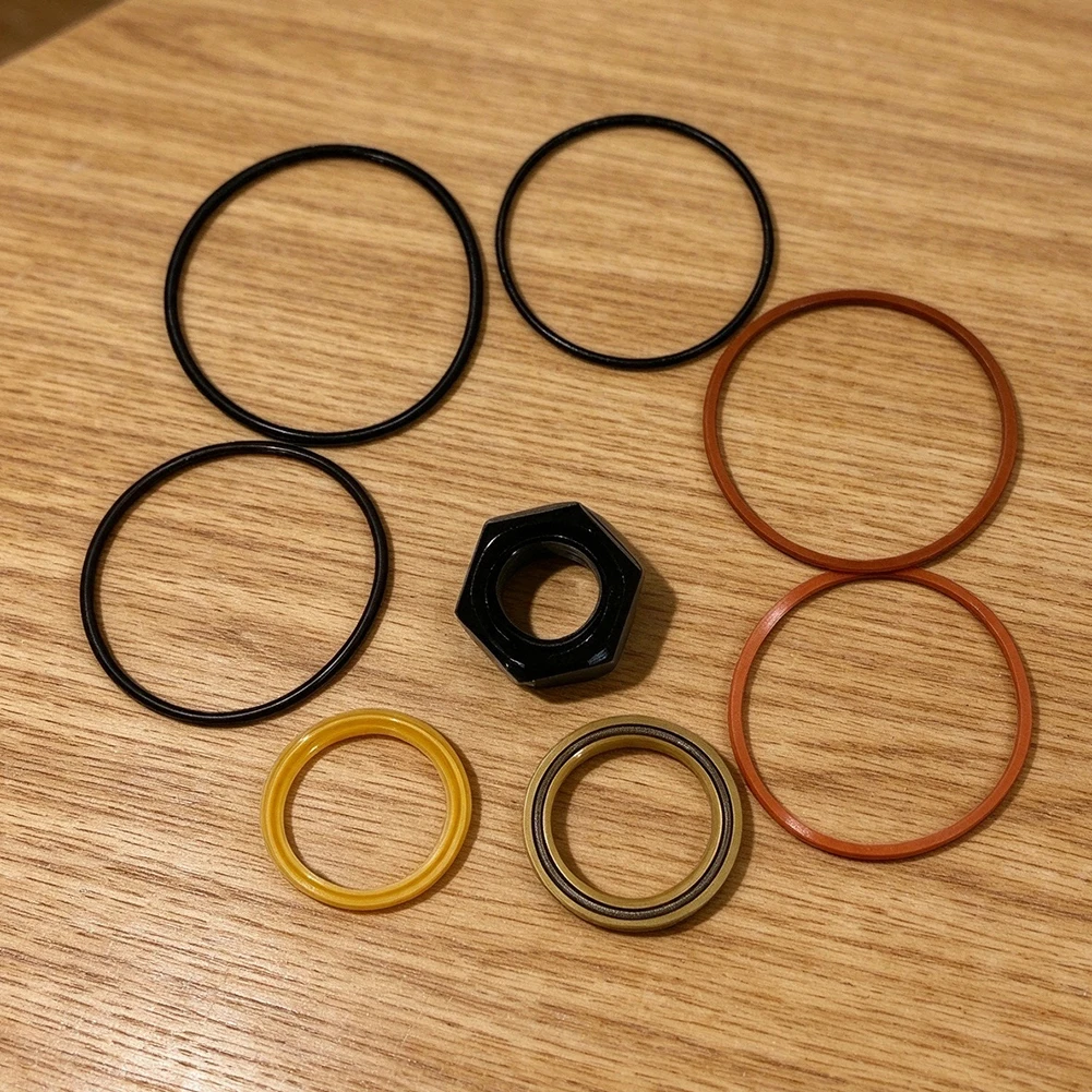 1set Hydraulic Lift Cylinder Seal Kit 7137939 For Bobcat A300-S300 S650 T650 Skid Steer-Loader Repair Replacement Parts