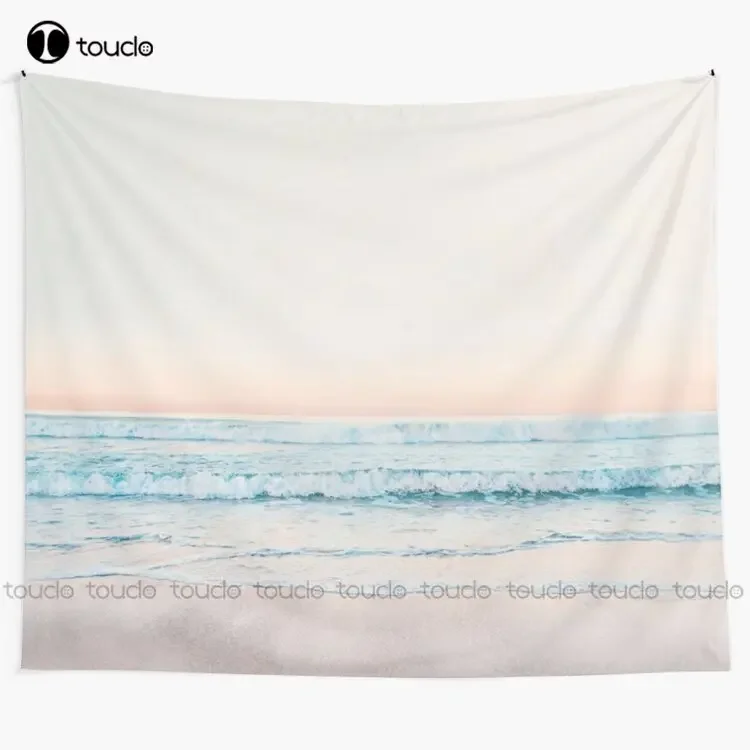 Minimalist Ocean Print Tapestry Tapestry Wall Hanging For Living Room Bedroom Dorm Room Home Decor Printed Tapestry