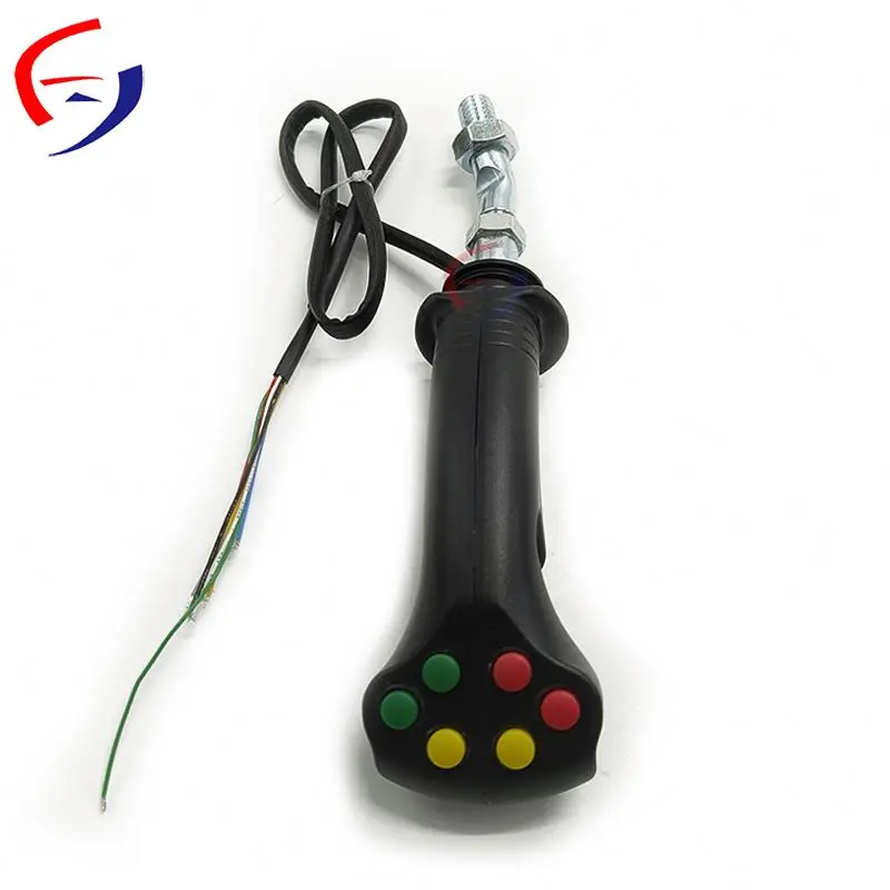 

Operating Handle For Wood Grabbers, Agricultural Machines, Harvesters, Joysticks, Retrofitted Electric Controls, With 6 Buttons.