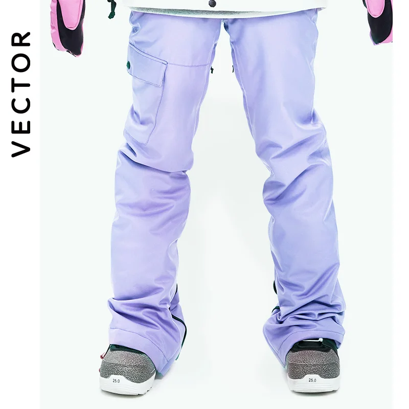 VECTOR Brand-pantalones de esquí de invierno para mujer, pantalones de snowboard, impermeables, a prueba de viento, cálidos, de alta calidad, para exteriores