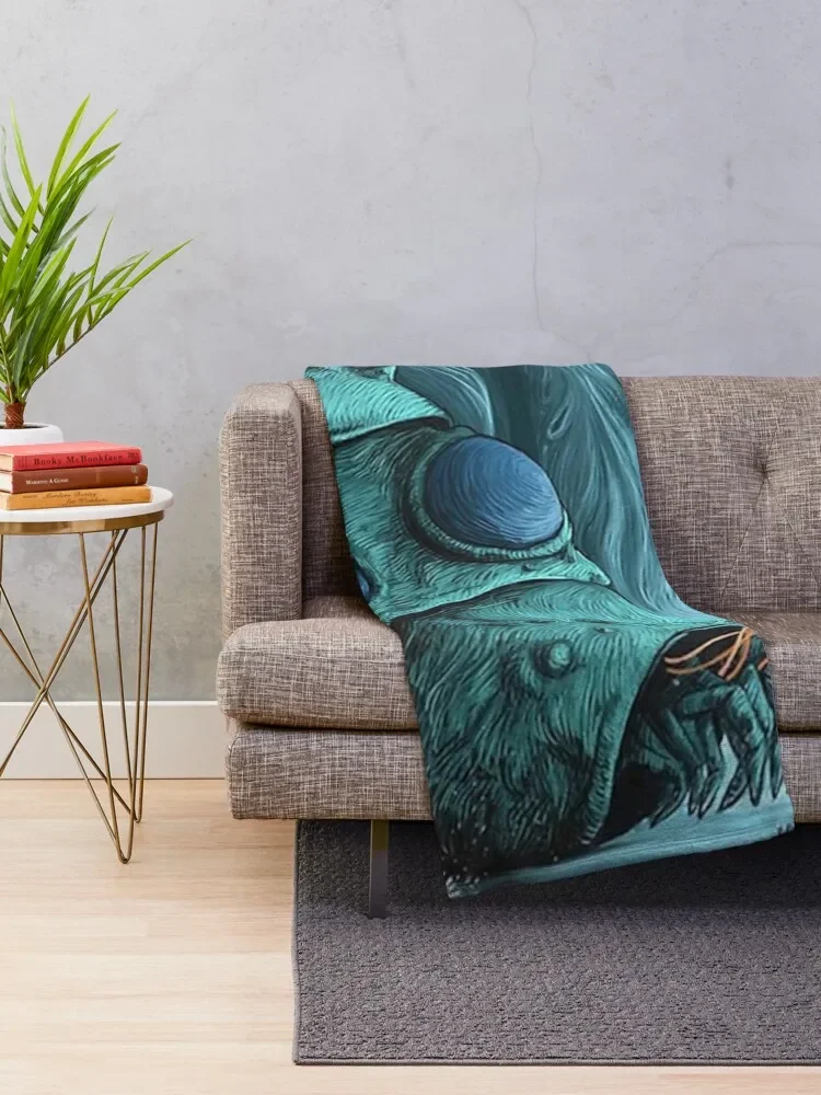 Nausica? of the Valley Of The Wind Print Throw Blanket Warm Stuffeds blankets and throws Blankets