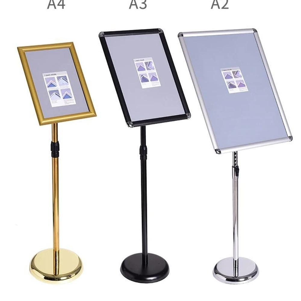 Floor Sign Stand A3 Floor Poster Menu Frame Lifting Billboard Hotel Door Guide Advertising Banner Floor Stand Signage Rack