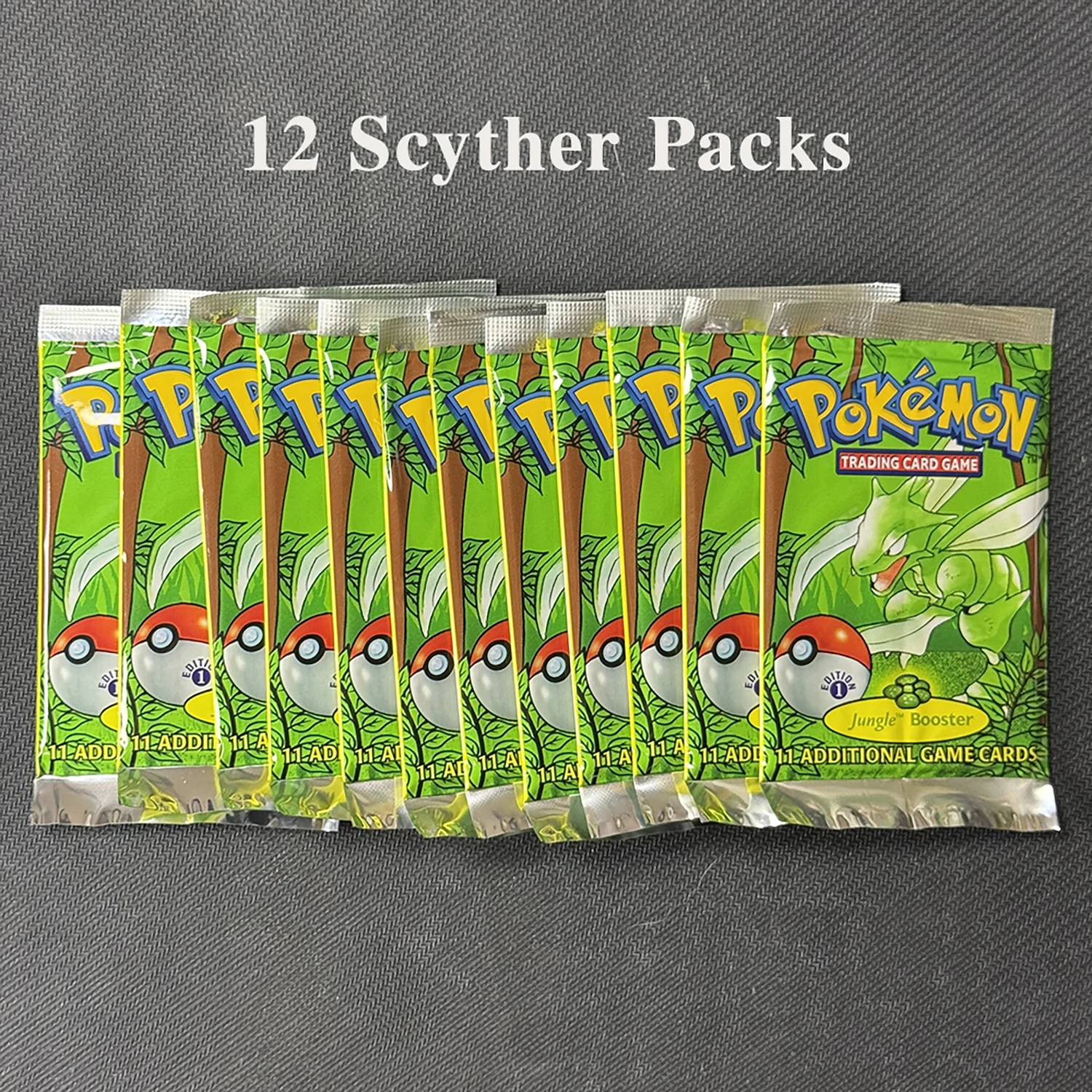 11 kaarten/pakket PTCG Booster Packs Proxy Card Jungle/Fossil/Base Set Charizard Blastoise Venusaur PKM bordspel verzamelkaarten