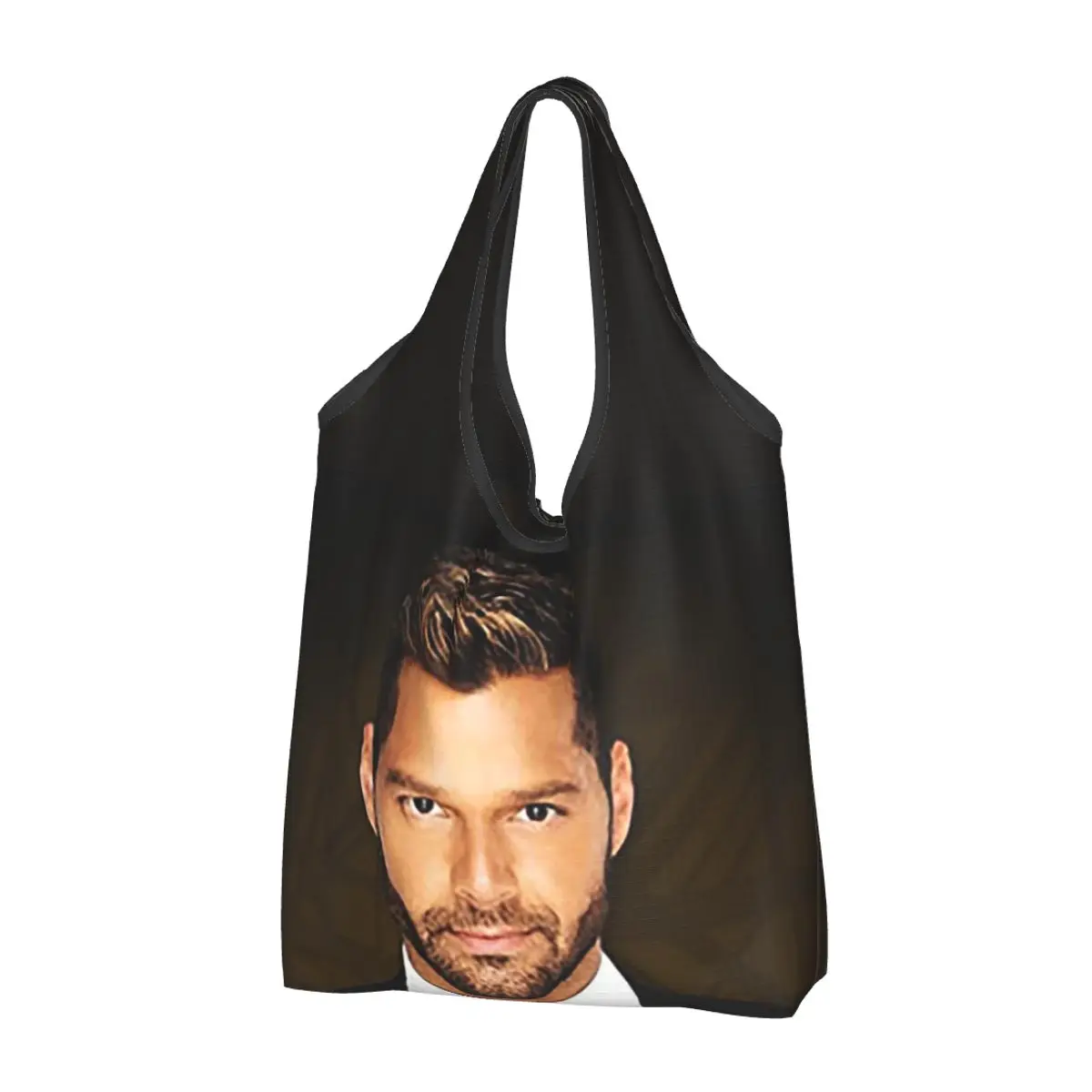 Au Ricky Don Martin Is Tour 2020 Chayanne Portable Tote Shopping Bags Foldable Shopper Bag Grocery Handbag Shoulder Bag