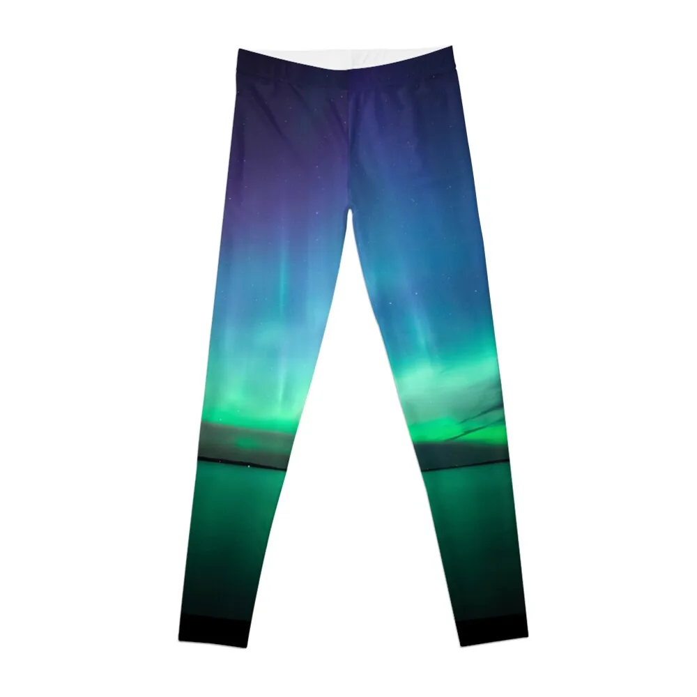 

Beautiful northern lights Leggings Leginsy push up Women sports Womens Leggings