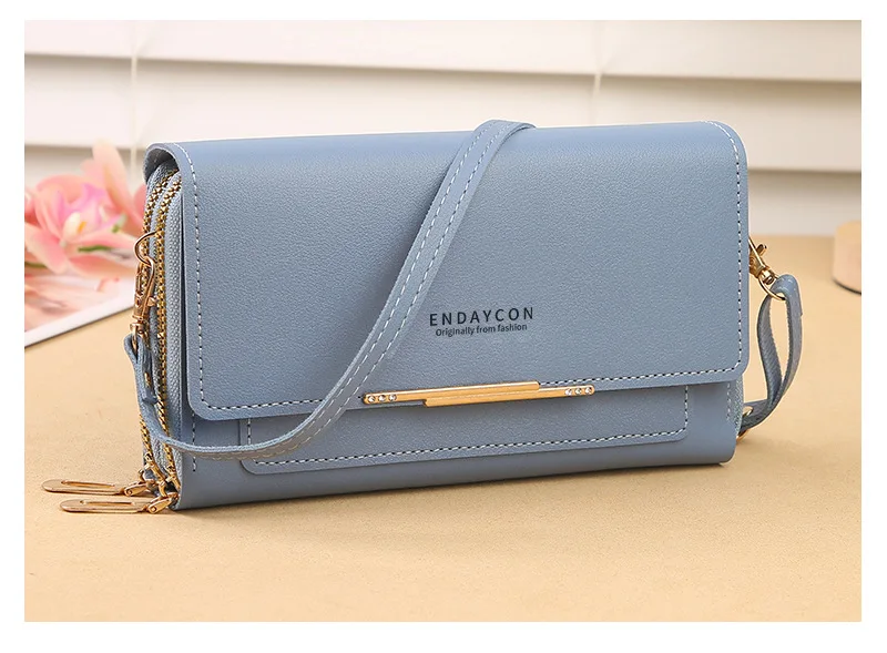 2024 neue Damen brieftasche koreanische multifunktion ale Umhängetasche mittellange Clutch-Geldbörse – Detail 12