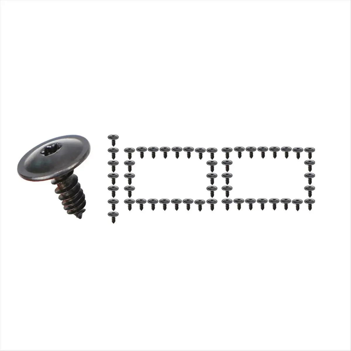 【Limited Offer】For B5 Q5 Automotive Self Tapping Screws 100 Pieces Self Tapping Screws Assortment Kit Fastening Tool