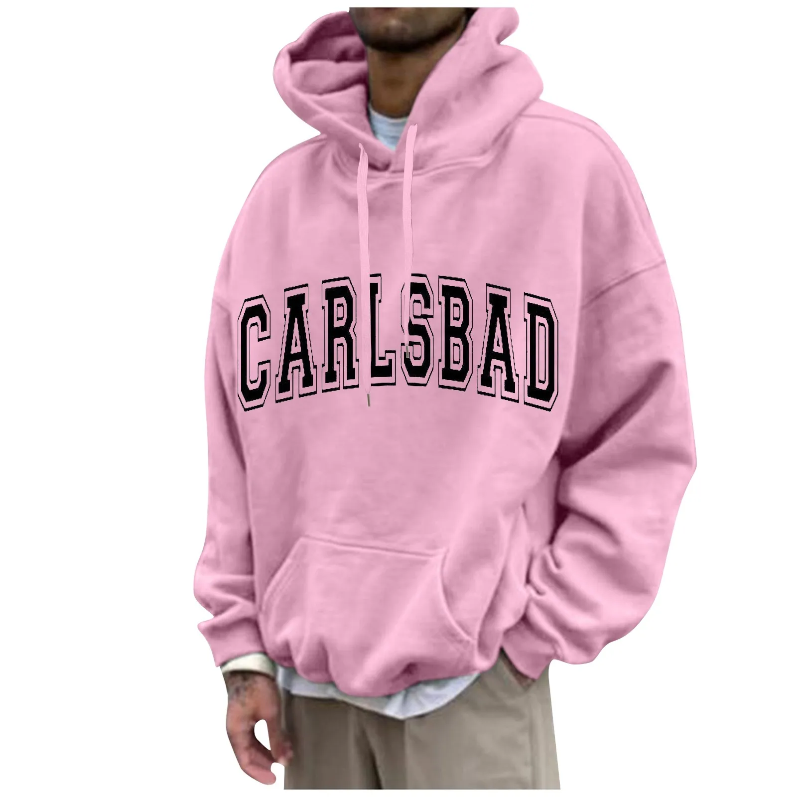 Carlsbad Hoodies Herenmode Harajuku Pullover Casual Sweatshirts Met Lange Mouwen En Lange Mouwen Sudaderas Худи Оверсайз