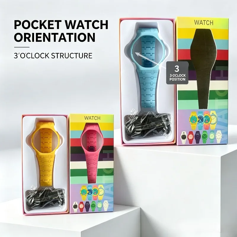 2026-1 Bio-Material-Upgrade-Set für Swatch X AP Royal POP Bio-basierte Uhrenschale + Armband zur Umwandlung einer Taschenuhr in eine Armbanduhr – Detail 2
