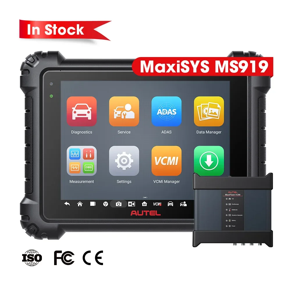 2024 NEW AUTEL MAXISYS MS919 ms 919 ADVANCED DIAGNOSTIC AND MEASUREMENT SYSTEM better than MS909 ecu programming coding scanner