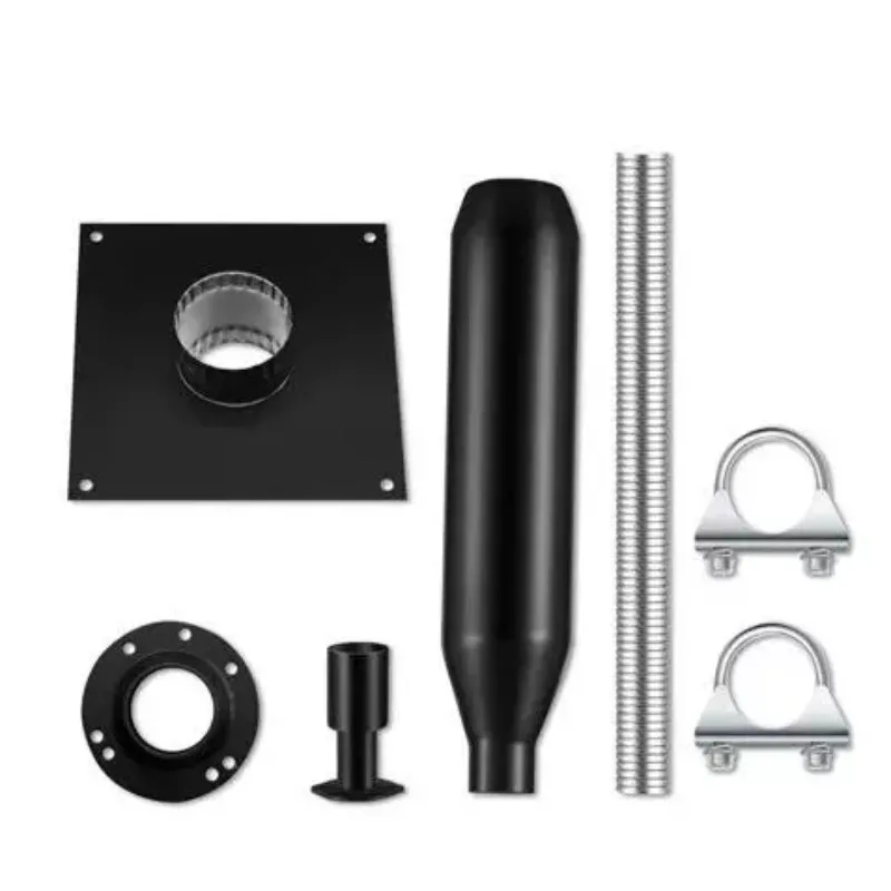 Heat Insulated Wall Mount Bracket Generator Exhaust Muffler Extension Kit Safe Waste Gas Ventilation Parts
