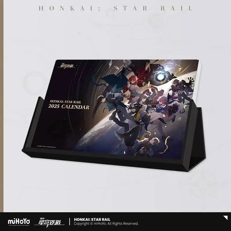 

Game Honkai: Star Rail Cosplay Aventurine Danheng Robin Boothill Feixiao Lightyear Burn 2025 Biweekly Calendar Souvenir Gift