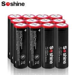 Soshine 1.5 Volt 3000mAh Batteries AA 1.5V Lithium Battery Non-Rechargeable Li-ion Battery for Flashlights Electronic Doorbell
