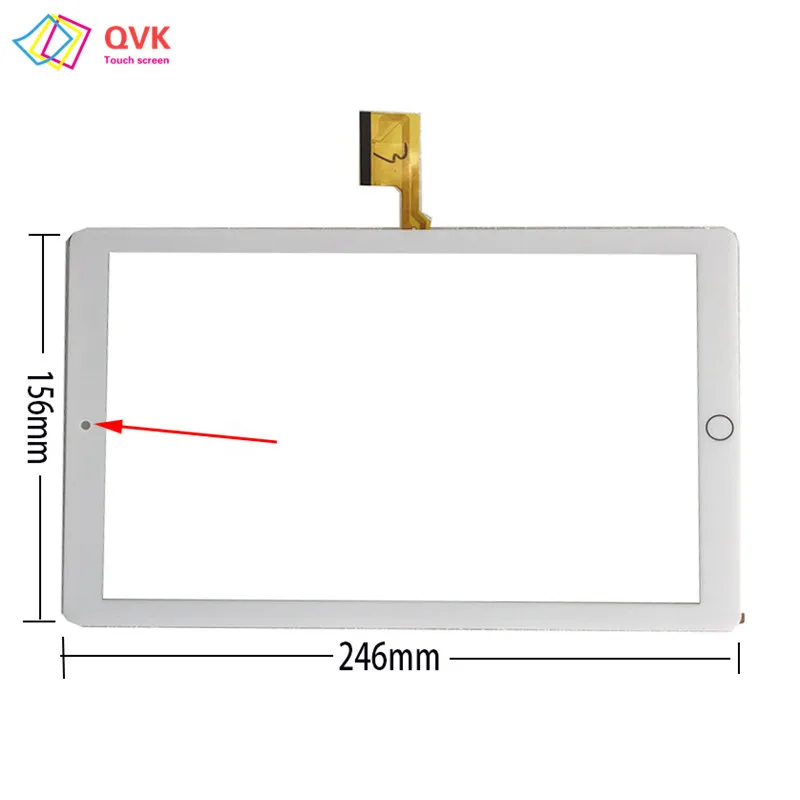 

10.1Inch Black White For Mediatek TS-M704A Tablet Capacitive Touch Screen Digitizer Sensor External Glass Panel TS-M704A