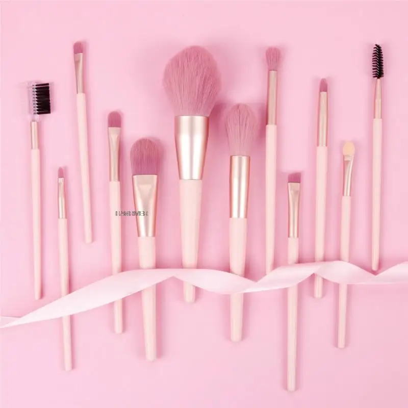 7pc/12pc 메이크업 브러쉬 핑크 컬러 브러쉬 세트 파운데이션 브러쉬 아이 섀도우 브러쉬 메이크업 도구 brochas maquillaje 최신 디자인