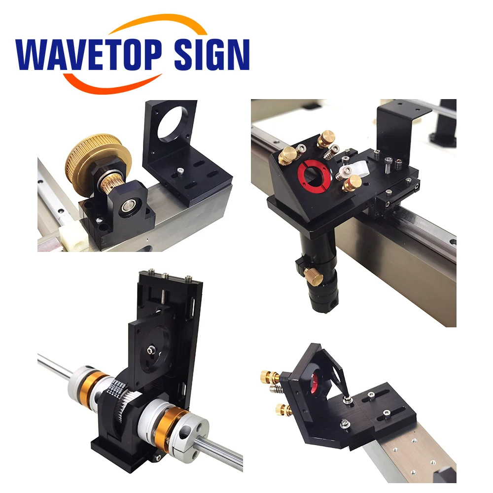 WaveTopSign Cơ Một Phần Bộ 1600*1000Mm Bên Trong Trượt Đường Ray Bộ Dụng Cụ Dự Phòng Một Phần Cho DIY 1610 CO2 Chữ Khắc Laser máy Cắt