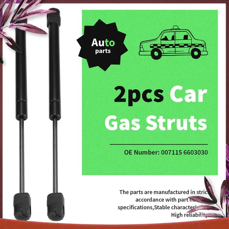 

Durable 2Pcs Universal Gas Spring Lift Support Struts 310Mm-130N Shaft For Canopy Back Side And Rear Windows 007115 6603030