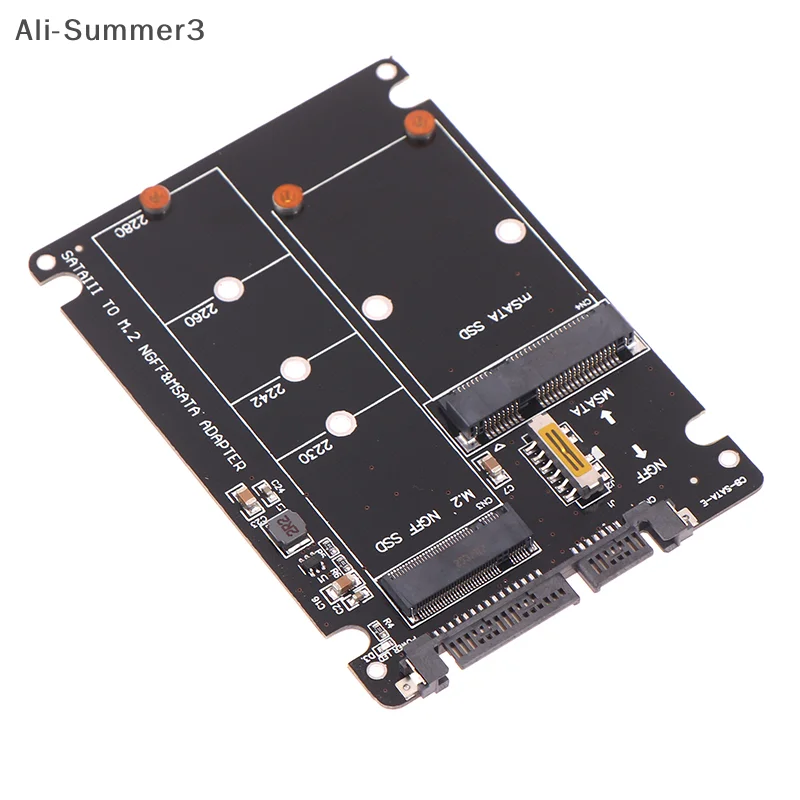 SATA 60Gbps Naar M2 NGFF SATA SSD MSATA SSD Adapter MSATA Naar SATA M.2 NGFF Naar SATA Schijf Adapter Board