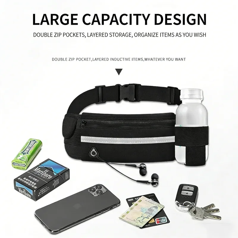 Running Bag Women Waist Bag Belt Bag Men Sports Fanny Pack Mobile Phone Bag Outdoor Gym Running Jogging Run Kettle Cycling Bag