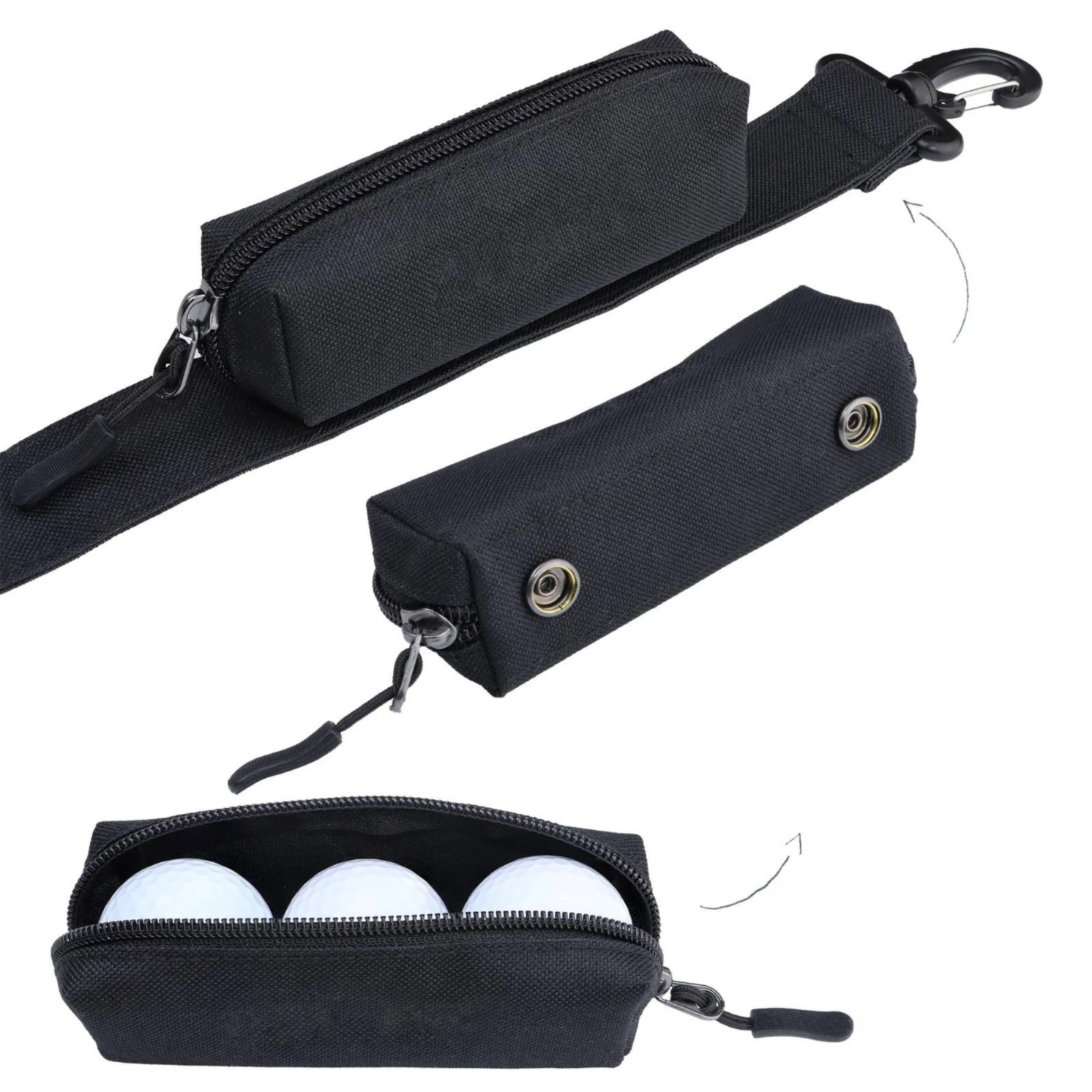 Golf Carry Bag Portable Crossbody Lightweight Hands Free Sports Gear Easy to Use for Driving Range Days