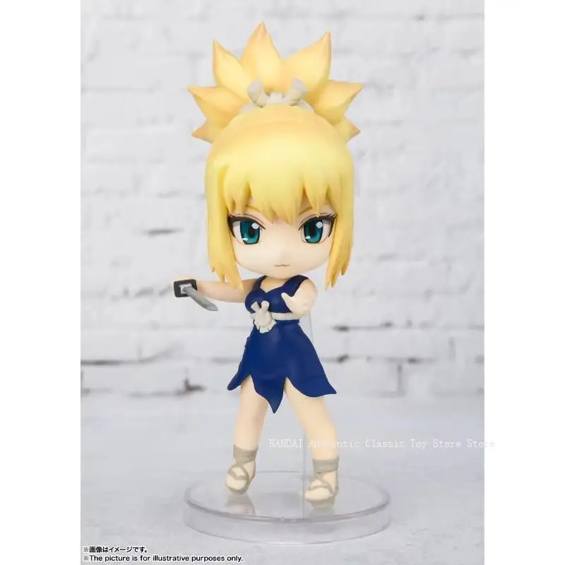 بانداي متوفر في المخزون فيجوارت Mini Dr.STONE Asagiri Gen Ishigami Senkuu Shishio Tsukasa Kohaku أنيمي عمل الشكل لعبة هدية نموذج
