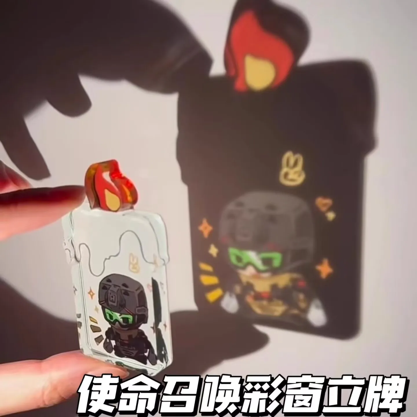 مكالمة المهمة، إصدار Q من الأكريليك اللطيف، علامة كروجر زيمو الصغيرة الدائمة، زخرفة Otome مع نوافذ ملونة حولها #2