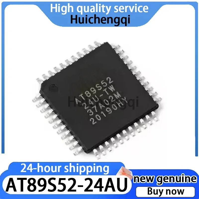 5PCS Genuine AT89S52-24AU AT89S52-24 Packaged TQFP-44 8-bit Flash Microcontroller