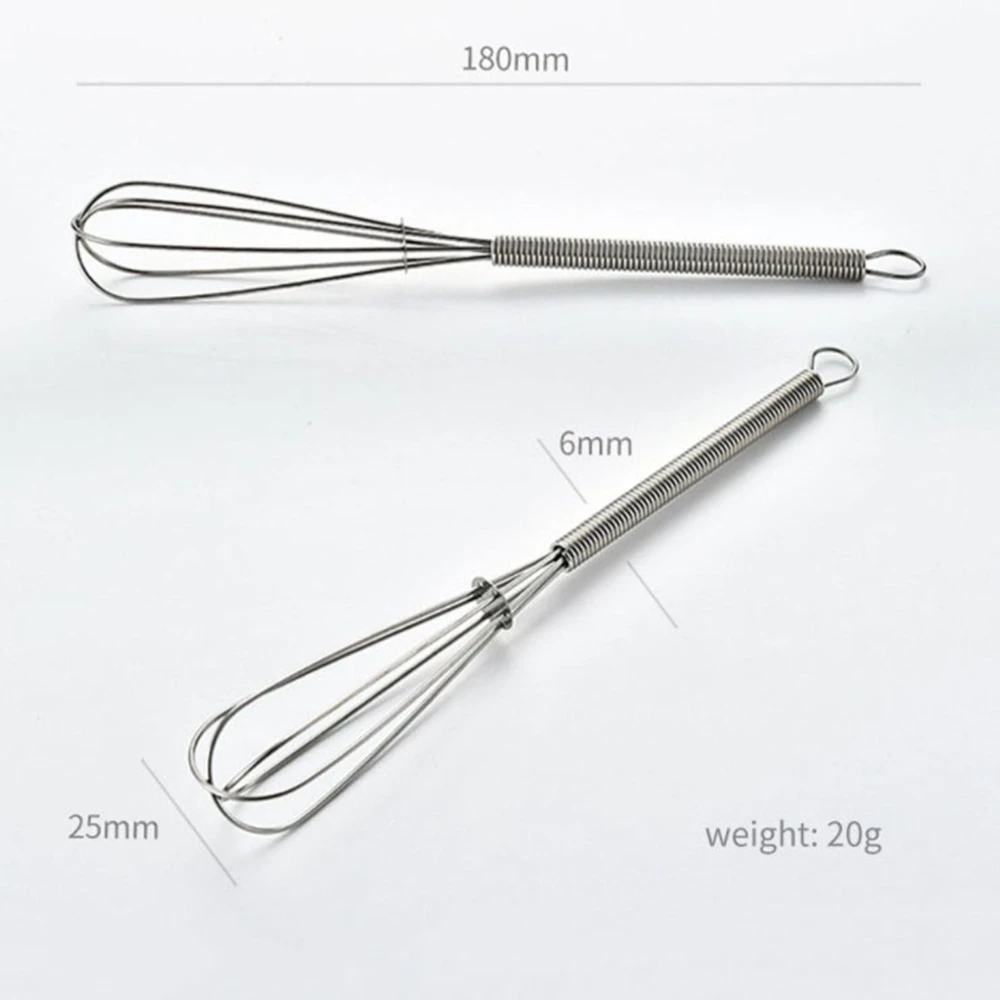 Multifunctional Manual Egg Beater Stainless Steel Whisk Mini Kitchen Egg Whisk Bake Tool Eco-Friendly Kitchen Gadgets