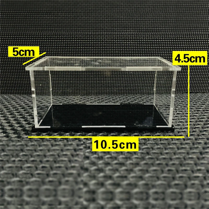 Modellauto-Vitrine 1:64 – Durchsichtige Acryl-Wandbox Für 8 Autos, Staubdicht, Stapelbar (2 Stück, 19,5x17x4,4 Cm)