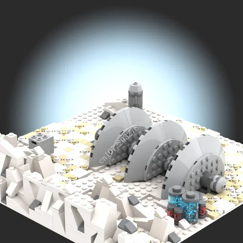 4679PCS MOC Space Wars Hoth battle base trenchline Custom Puzzle City Street View Education DIY Model Childrens Toy Holiday Gift