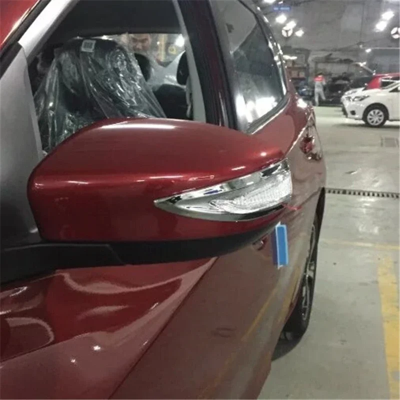 

WELKINRY For Nissan Pulsar C13 2014-2018 Tiida 3rd Generation Car Door Side Wing Fender Rearview Mirror Turning Lamp Light Trim