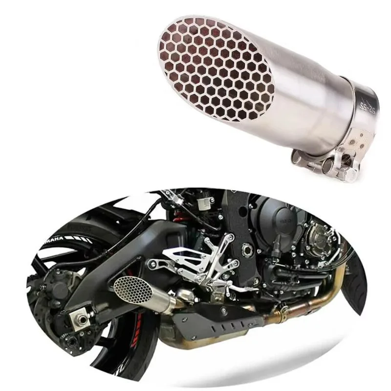For Yamaha MT-10 FZ-10 2016-2022 MT10 SP / Tourer Edition 2017-2022 Escape Motorcycle Exhaust Pipe Muffler Tips 51MM Slip-On