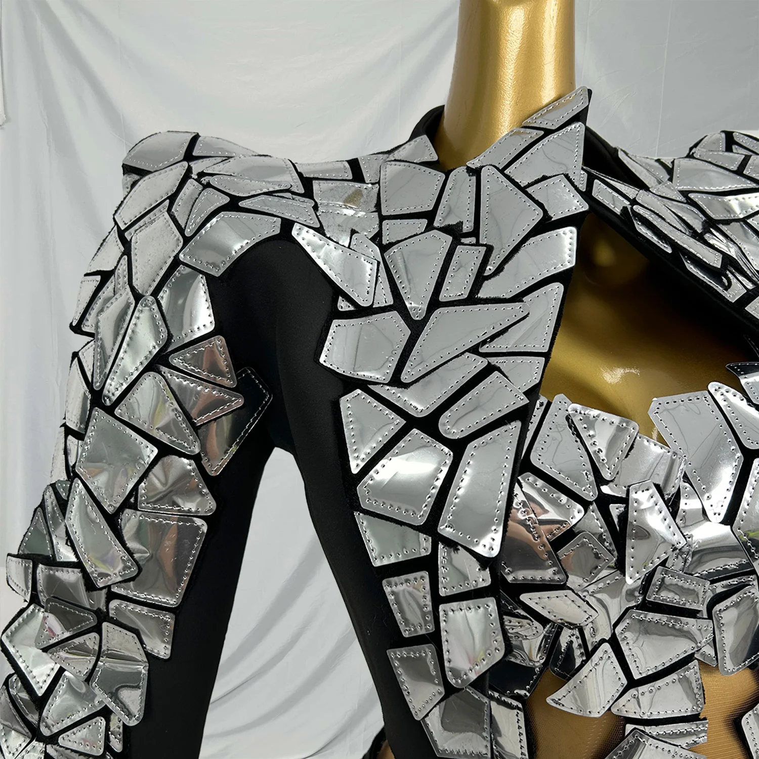 Suipian Sexy Bling Pailletten Bh Mini Röcke Outfit Sets Sänger Tänzer Bühne Leistung Tragen Frauen Bodycon Nachtclub Party Kleid