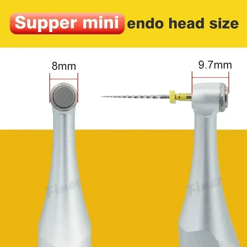 6:1 głowicy endomotorycznej dentystycznej w kontraście z głowicą kątową Endo do endodontycznego leczenia ruchowego kanału korzeniowego