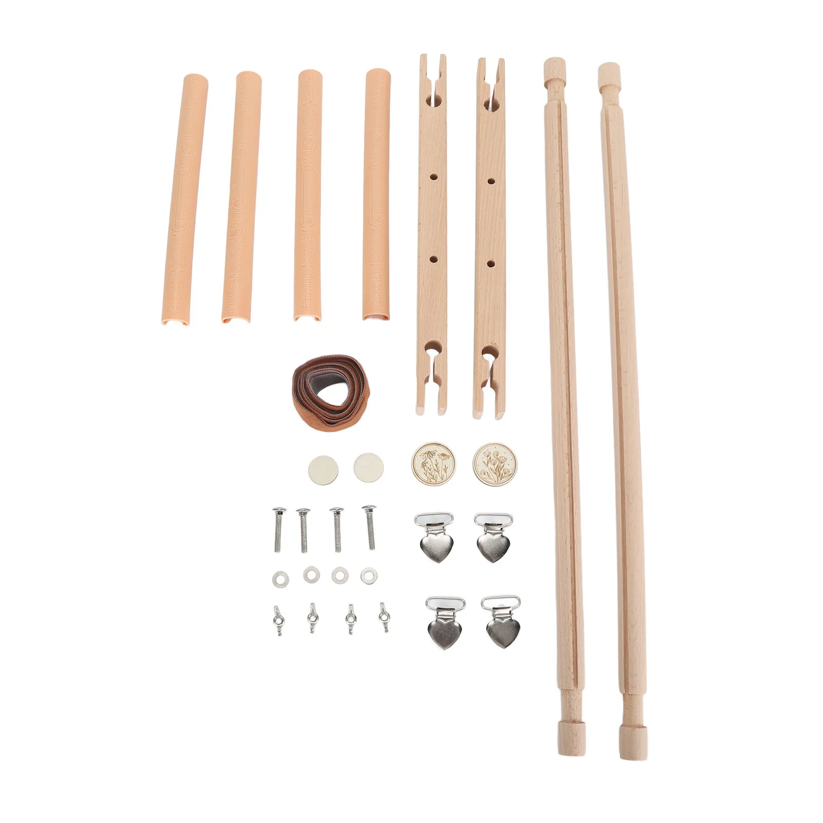 Cross Stitch Frame Rectangular Removable Wood Needlework Stretcher Frame Quilting Hoop Stand For Needlepoint Embroidery Tapestry