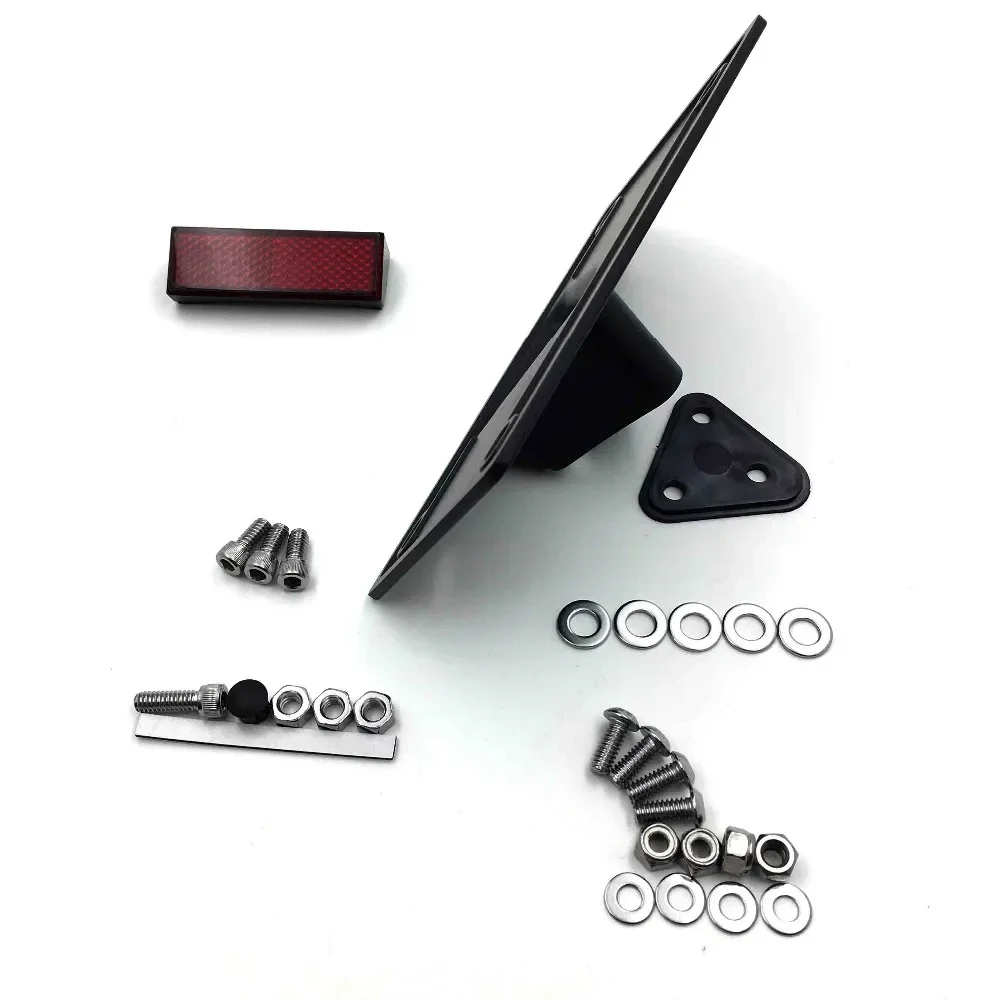 Lack Layback License Plate Mounting Kit for Harley Davidson License Plate Up To 7-1/4