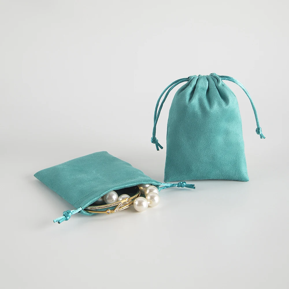 50 Stück schöne Flanell-Samtbeutel mit Kordelzug, Schmuck, DIY-Geschenkbeutel, 5 x 7 cm, 7 x 9 cm, 8 x 10 cm, 9 x 12 cm, Hochzeitsgeschenke für Gäste, Süßigkeitenbeutel – Detail 12